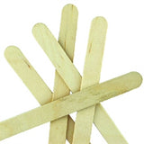 Wooden Icy Pole Sticks Natural 120pcs