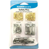 Safety Pins Asst 100pk $1.00