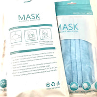 Health Mask 10pk Disposable Blue