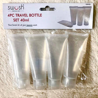 Travel Containers Squeeze Tubes 4pk